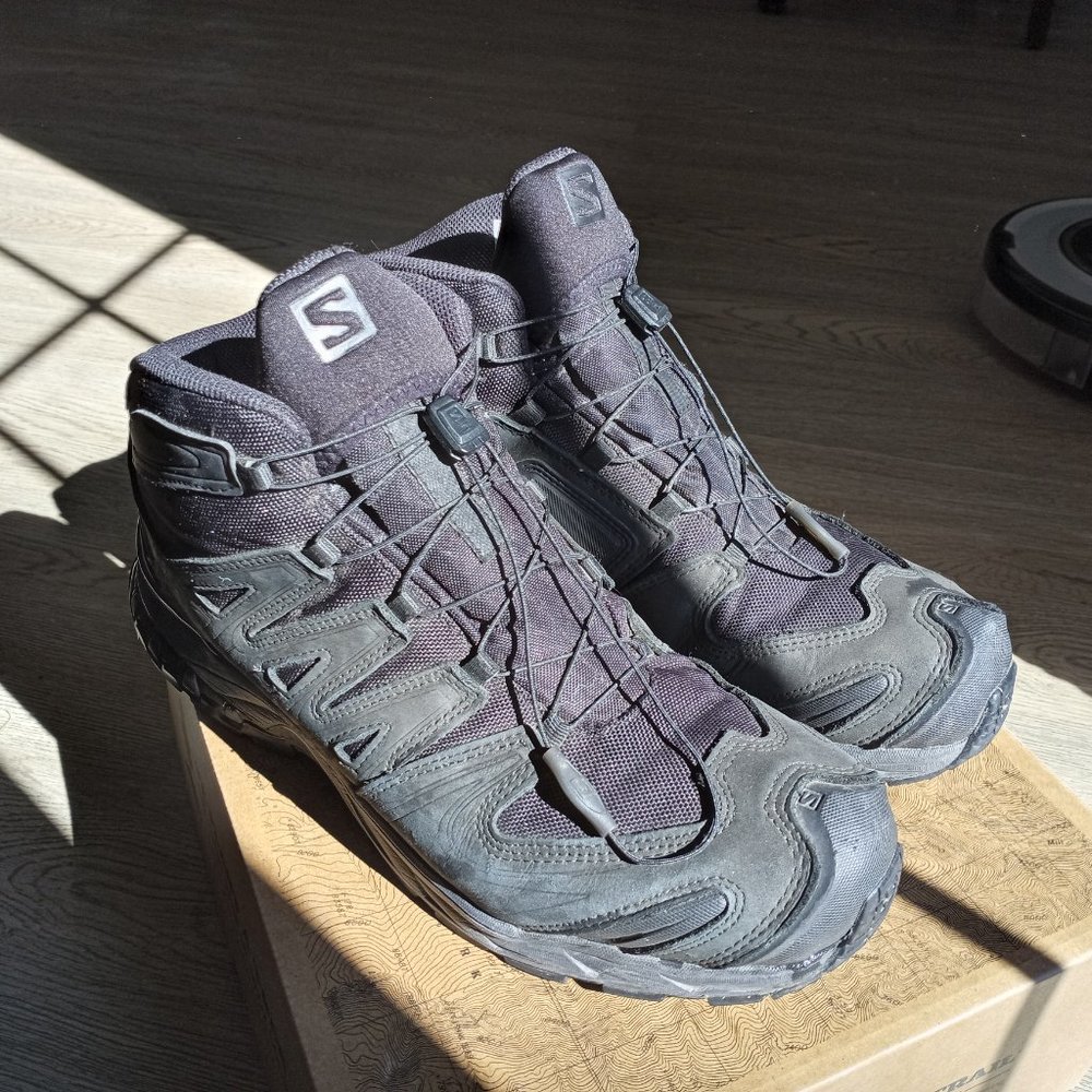 Salomon XA Forces Hiking / Tactical Boots Size 12 Men's Excellent Condition